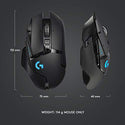 Logitech G502 Lightspeed Wireless Gaming Mouse | Black