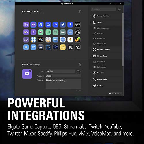 Elgato Stream Deck XL | Advanced Stream Control with 32 Customizable LCD Keys