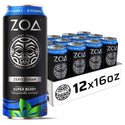 ZOA Zero Sugar Energy Drink, 16 Fl Oz | Super Berry, (Pack of 12)