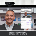 Logitech Brio Ultra 4K HD Webcam Video Calling with Noise-Canceling mic